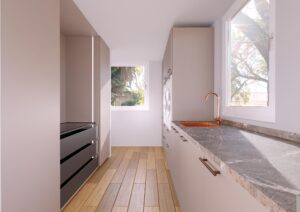 Moderne bijkeuken